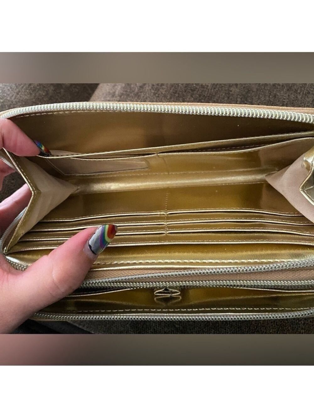 Steve Madden Python Beige Wallet - Picture 9 of 16